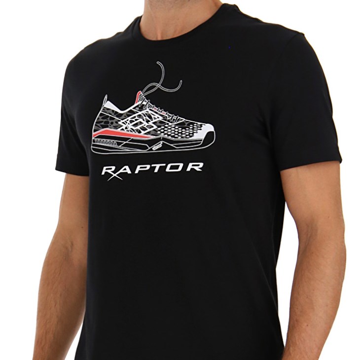 Camiseta Lotto Squadra II Raptor Hombre Negras | KX967646U0