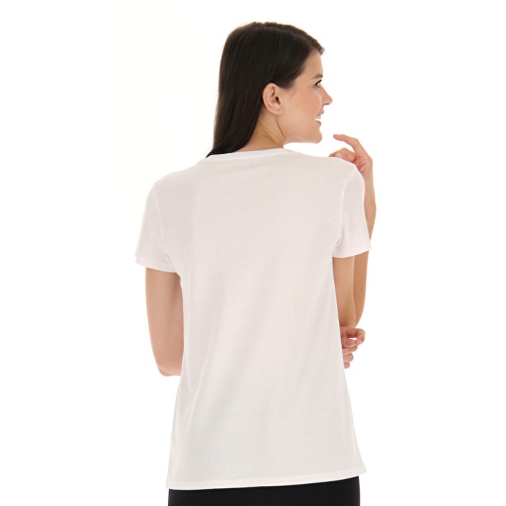 Camiseta Lotto Squadra W II Mujer Blancas | FA241304Y5