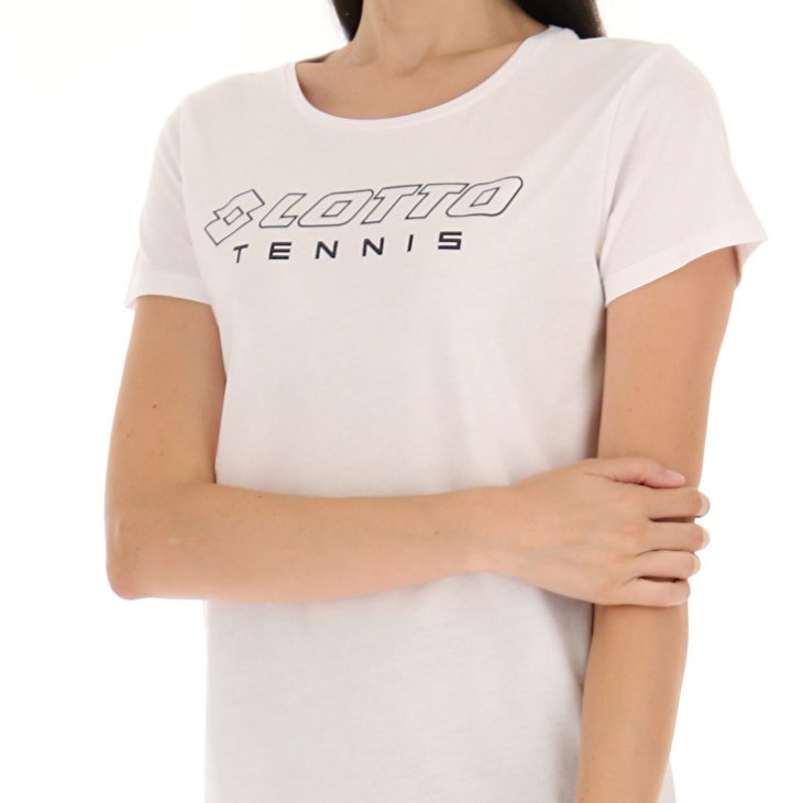 Camiseta Lotto Squadra W II Mujer Blancas | FA241304Y5