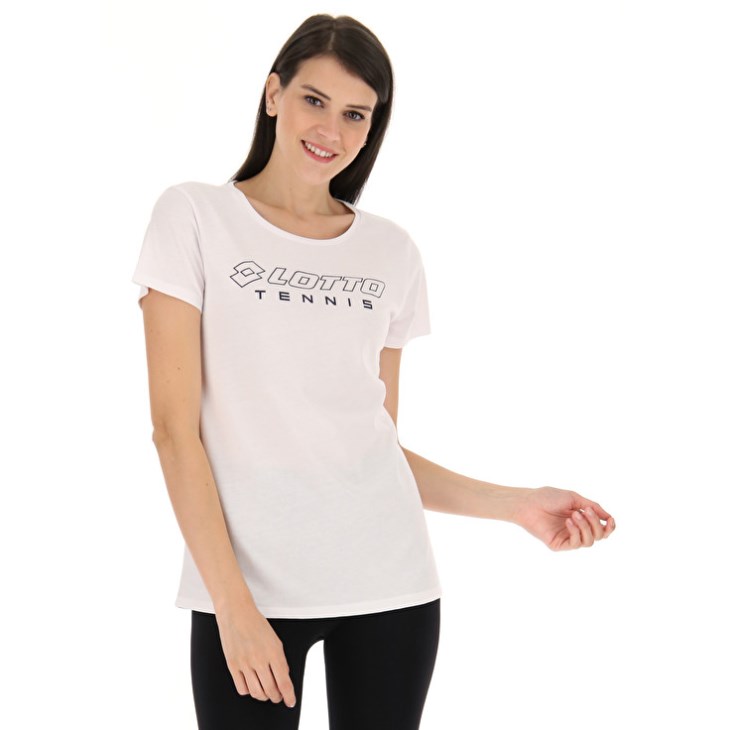 Camiseta Lotto Squadra W II Mujer Blancas | FA241304Y5
