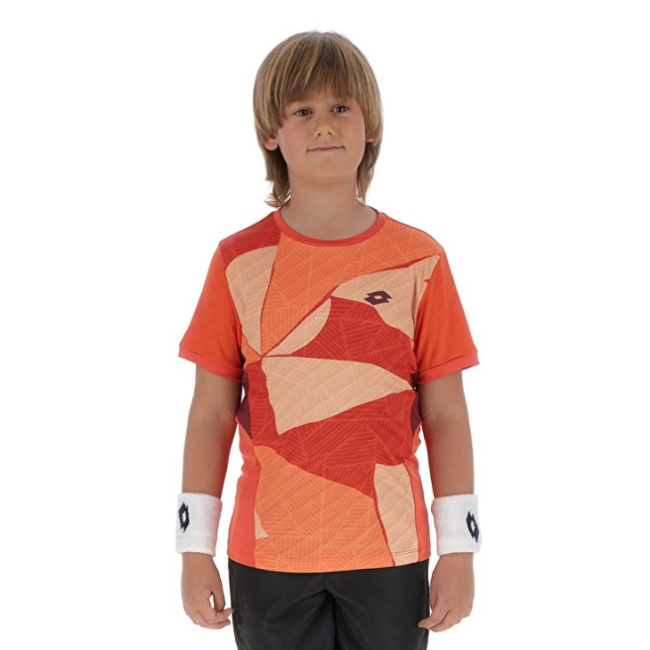 Camiseta Lotto Tech B I D3 Niños Naranjas | DW405760M9