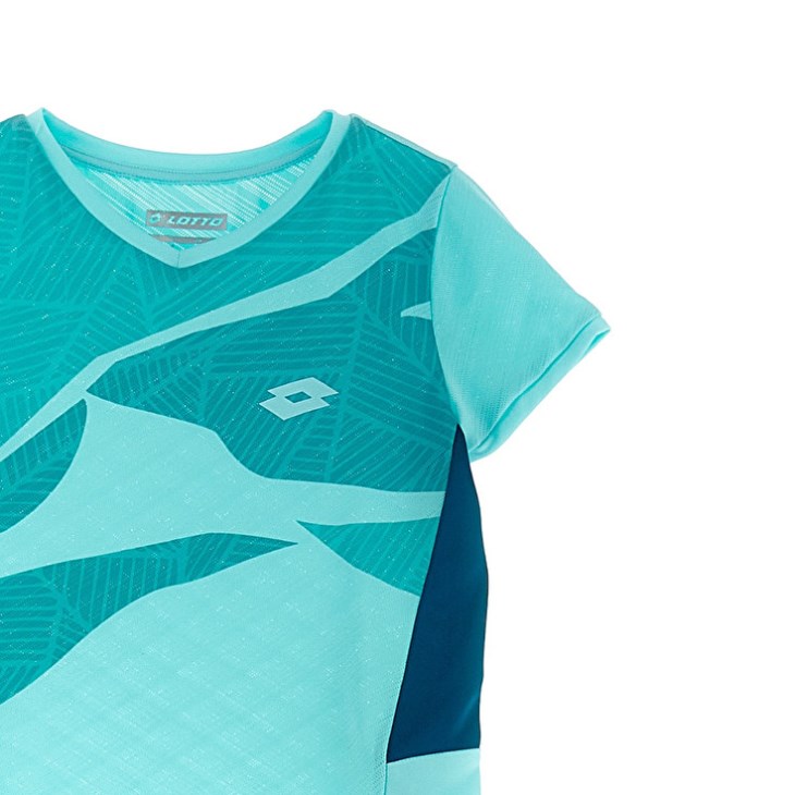 Camiseta Lotto Tech G I D2 Niños Azules | QE163696Z1