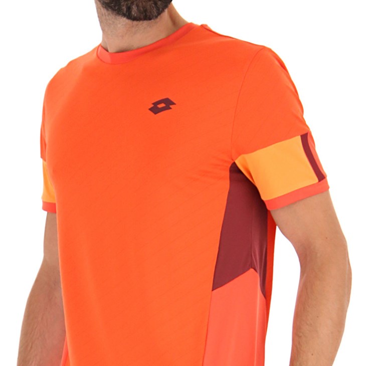 Camiseta Lotto Tech I D1 Hombre Rojas | BP281558Q4