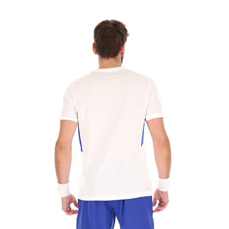 Camiseta Lotto Tech I D2 Hombre Blancas | CP222412J0