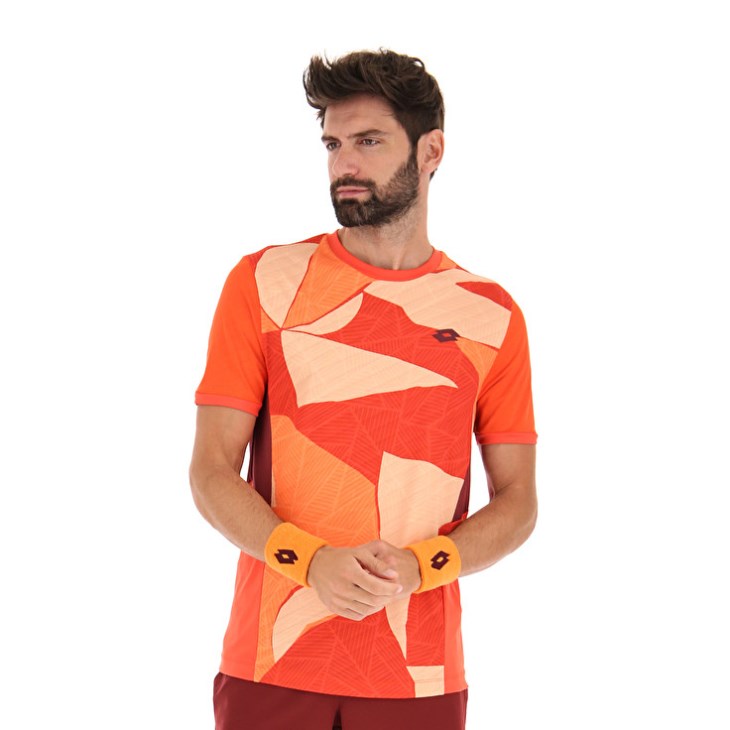 Camiseta Lotto Tech I D3 Hombre Naranjas | WY752255S8