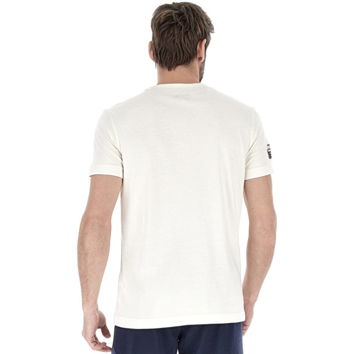 Camiseta Lotto Tee 50y Hombre Blancas | JM485358H0