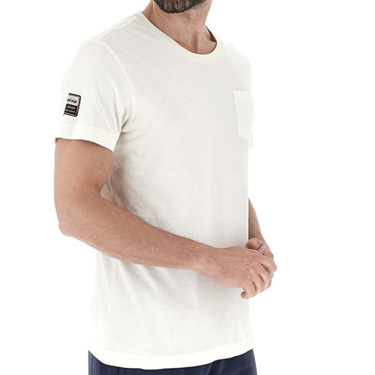 Camiseta Lotto Tee 50y Hombre Blancas | JM485358H0
