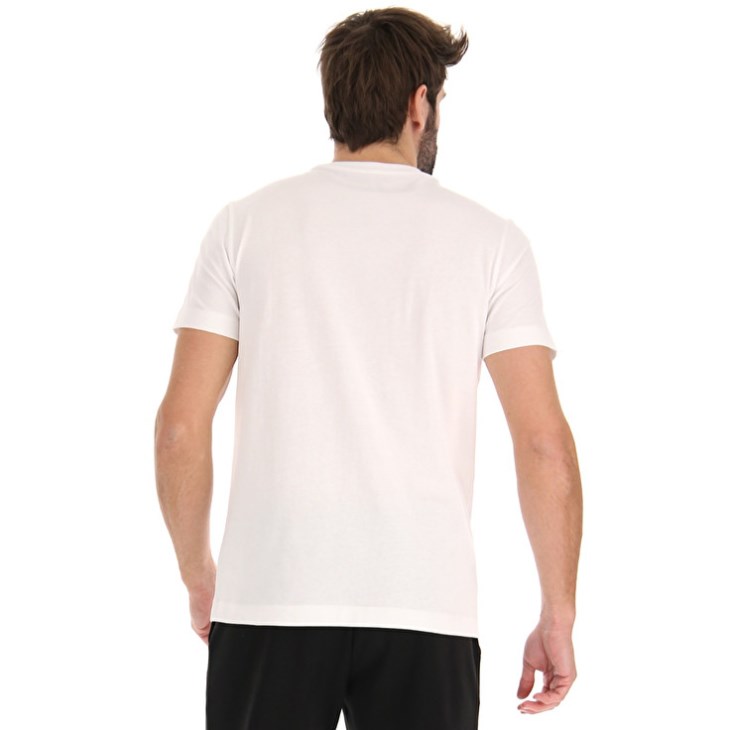 Camiseta Lotto Tee Prisma IV JS Hombre Blancas | MT067196E4