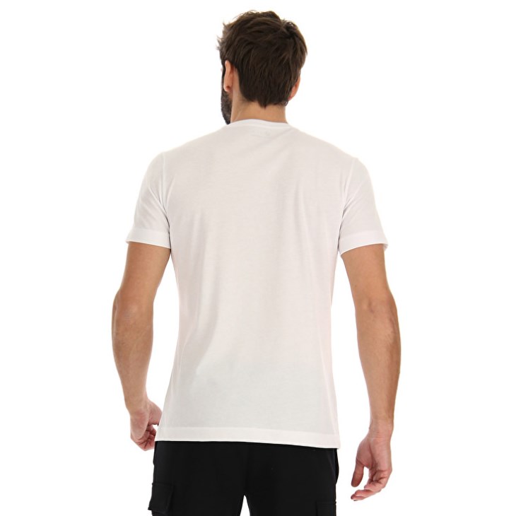 Camiseta Lotto Tee Supra VI Hombre Blancas | VC277427R3