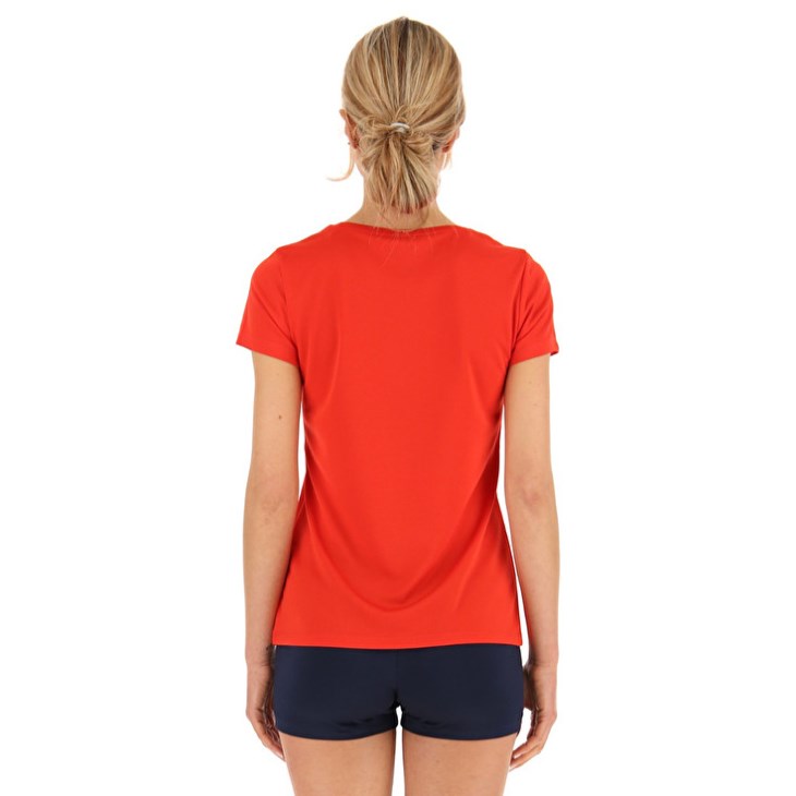 Camiseta Lotto Yalla Habibi Jabeur W Mujer Rojas | HZ941084L0