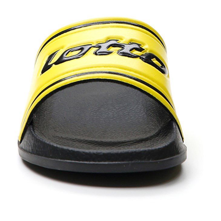 Chanclas Lotto Midway IV CL Niños Negras Amarillo | RC013041N9