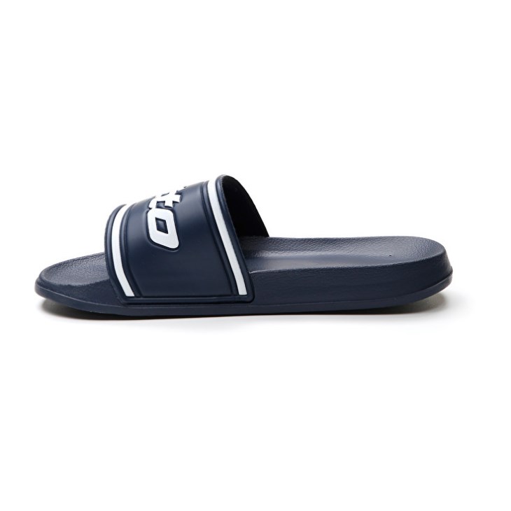 Chanclas Lotto Midway IV Hombre Azules Blancas | TQ018301G5