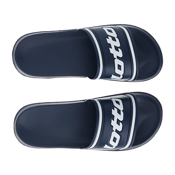 Chanclas Lotto Midway IV Hombre Azules Blancas | TQ018301G5