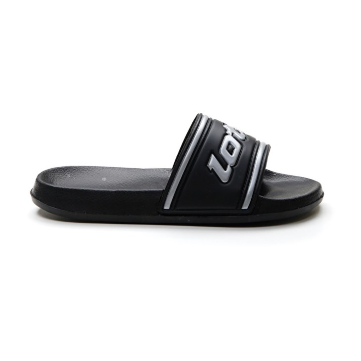 Chanclas Lotto Midway IV W Mujer Negras Plateadas | MV888208J5