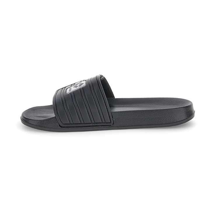 Chanclas Lotto Rico Strap II Hombre Negras Plateadas | ZJ998839K2
