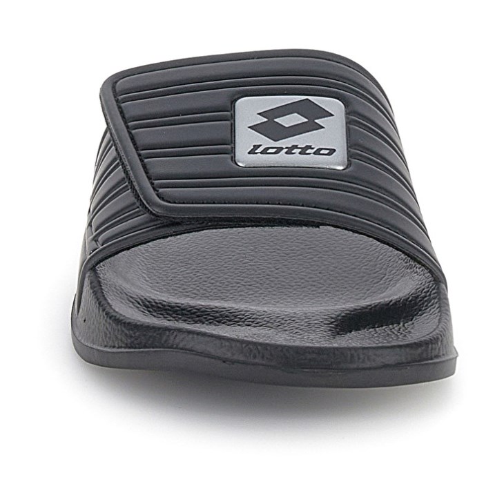 Chanclas Lotto Rico Strap II Hombre Negras Plateadas | ZJ998839K2