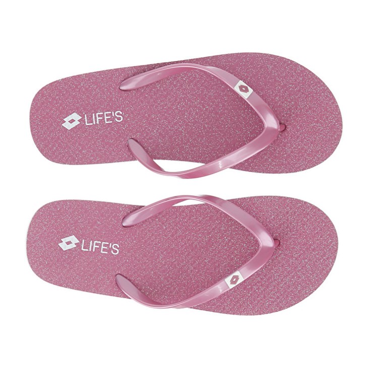 Chancletas Lotto Hiva II Glitter W Mujer Rosas | UF255615P4
