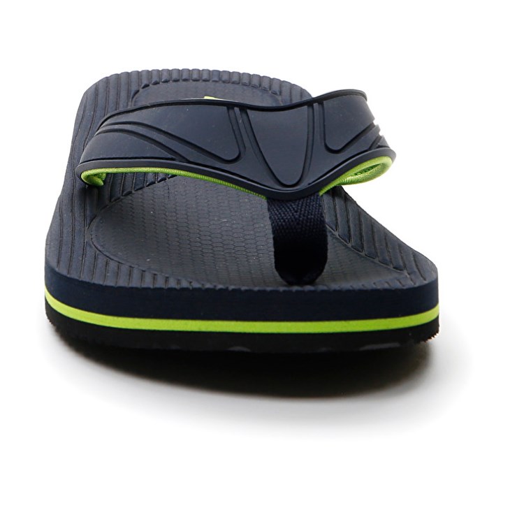 Chancletas Lotto Paros Hombre Negras Verde | LU775097N0