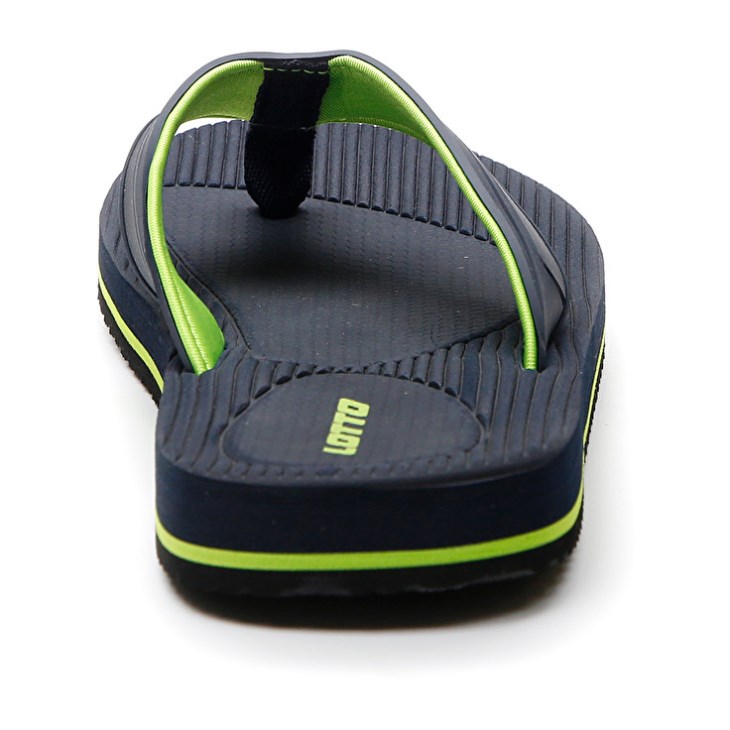 Chancletas Lotto Paros Hombre Negras Verde | LU775097N0