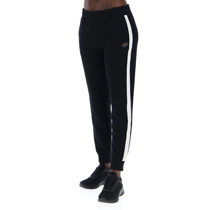 Chandals Lotto Dehia W V RIB FL Mujer Blancas Negras | VV106410I7