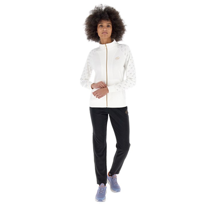 Chandals Lotto Riviera W VIII Mujer Blancas Negras | VD675577Q6
