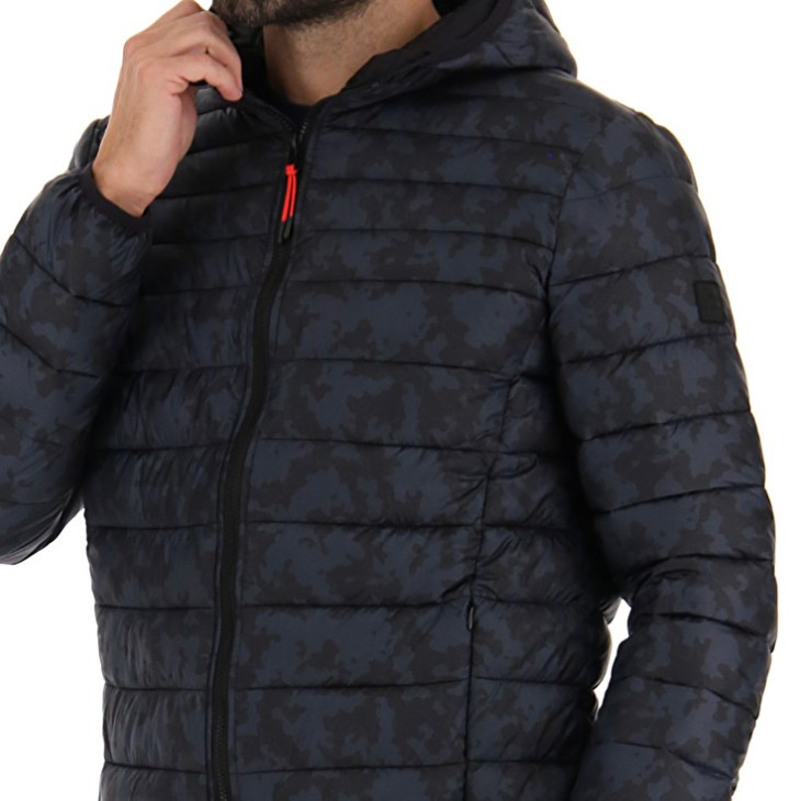 Chaqueta Lotto Bomber Cortina IV HD Pad PRT PL Hombre Negras | TK409810Z7