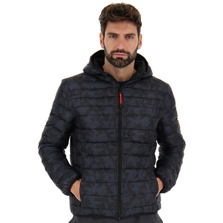 Chaqueta Lotto Bomber Cortina IV HD Pad PRT PL Hombre Negras | TK409810Z7