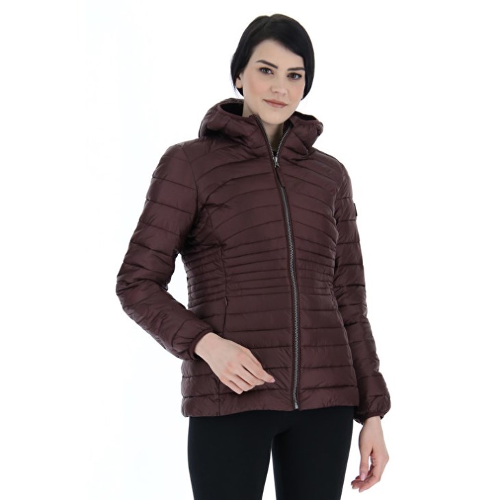 Chaqueta Lotto Bomber Cortina W III Pad PL Mujer Rojas Oscuro | NO331013Z6