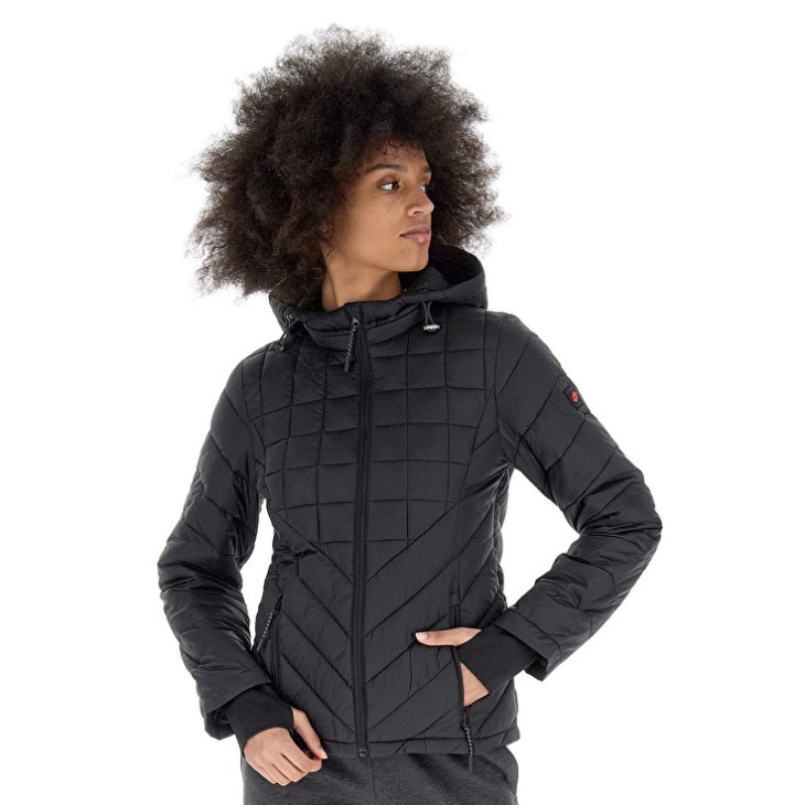 Chaqueta Lotto Bomber Cortina W IV HD Mujer Negras | NV830173F4
