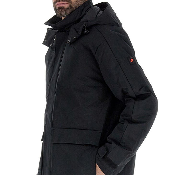 Chaqueta Lotto Parka Cervino IV Hombre Negras | JI409680O9