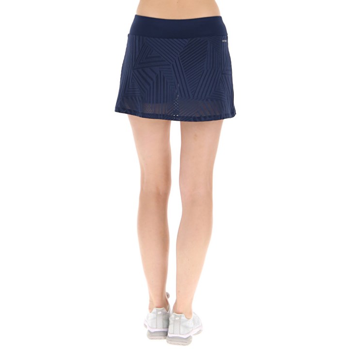 Falda Lotto Superrapida W V Mujer Azules Oscuro Amarillo | ZV921062N3
