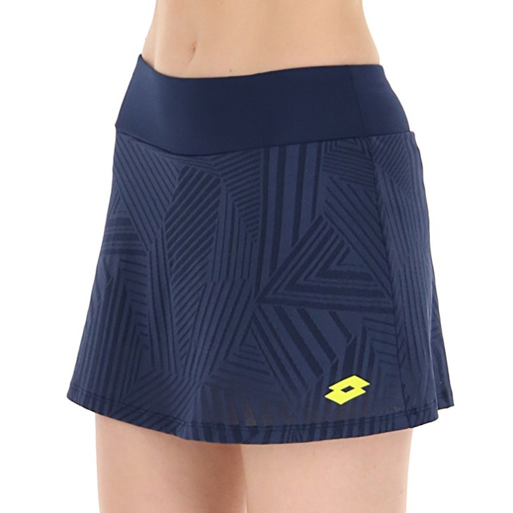 Falda Lotto Superrapida W V Mujer Azules Oscuro Amarillo | ZV921062N3