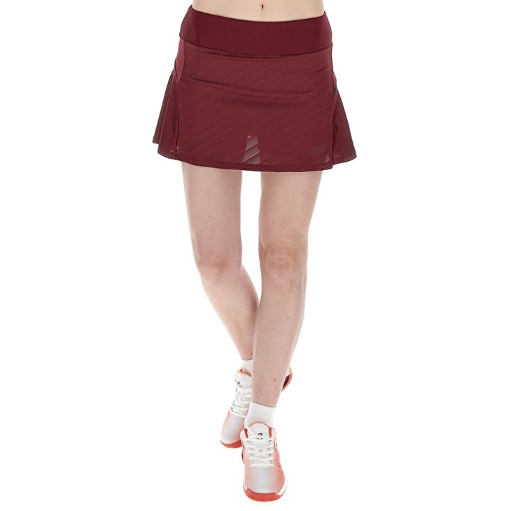 Falda Lotto Tech W I D3 Mujer Rojas | UD726532Y3