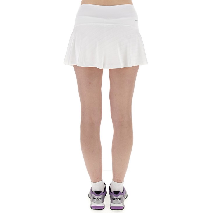 Falda Lotto Tech W I D4 Mujer Blancas | SR687728J9