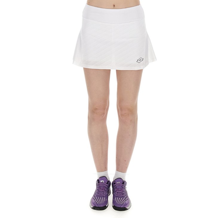 Falda Lotto Tech W I D4 Mujer Blancas | SR687728J9