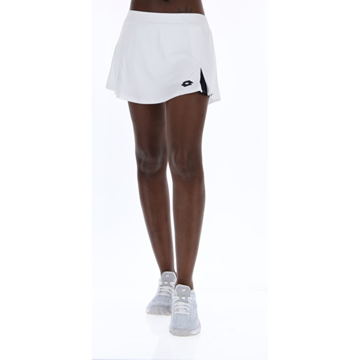Falda Lotto Top Ten W III PL Mujer Blancas Negras | ML895709V5