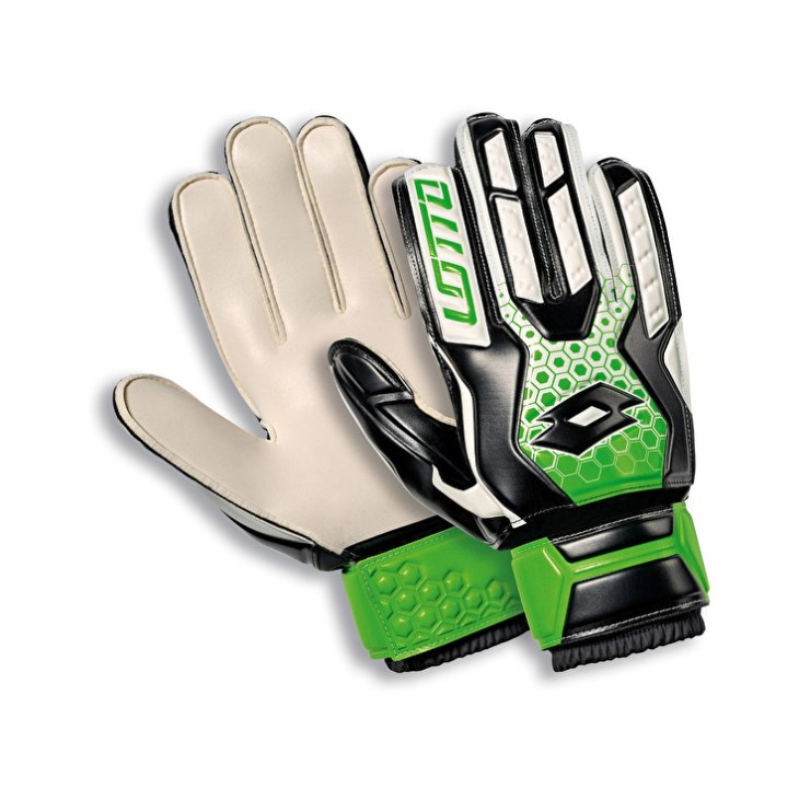Guantes Lotto Goalkeeper GK Spider 800 Creme Verde | YF147884P8