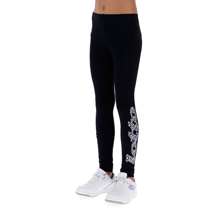 Leggins Lotto Dreams G Sports Niños Negras | VC661056L2