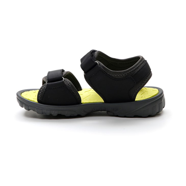Sandalias Lotto Las Rochas 1 CL Niños Negras Amarillo | WB856865F3