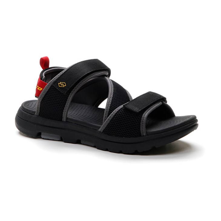 Sandalias Lotto Levante 2 Hombre Negras | CQ066736P7