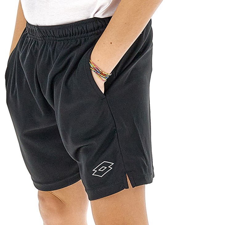 Short Lotto Squadra B III 7 Niños Negras | YF568416T2