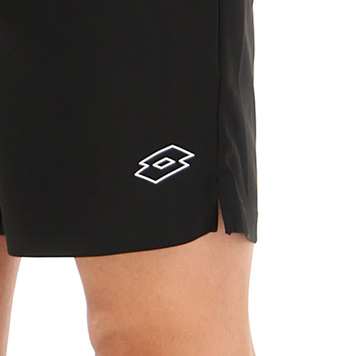 Short Lotto Squadra III 7 Hombre Negras | YP591049H5