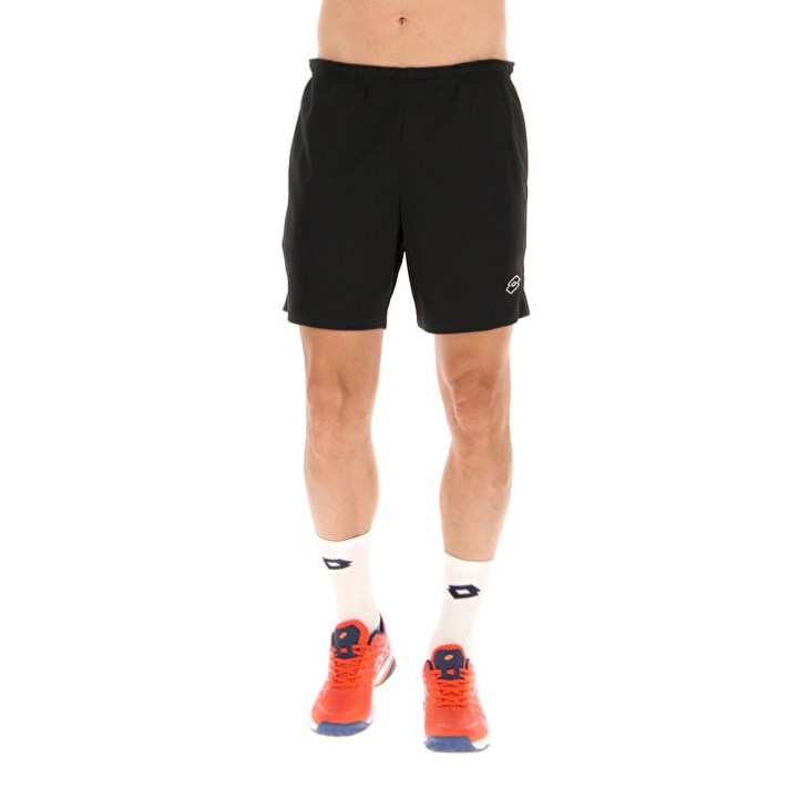 Short Lotto Squadra III 7 Hombre Negras | YP591049H5