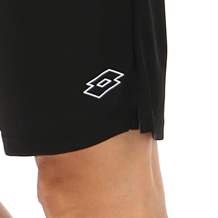Short Lotto Squadra III 9 Hombre Negras | HT745984O8