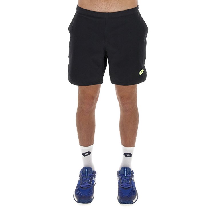 Short Lotto Tech I D1 7 Hombre Negras | PE114711S4