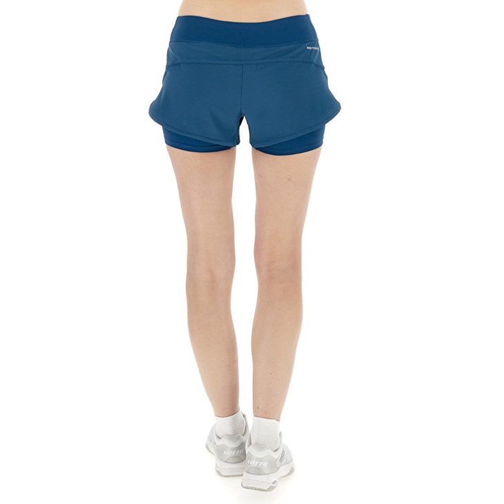 Short Lotto Tech W I D1 Mujer Turquesa | CU948754H5