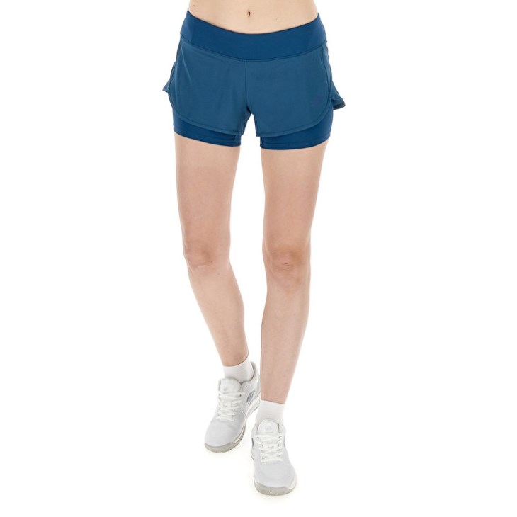 Short Lotto Tech W I D1 Mujer Turquesa | CU948754H5
