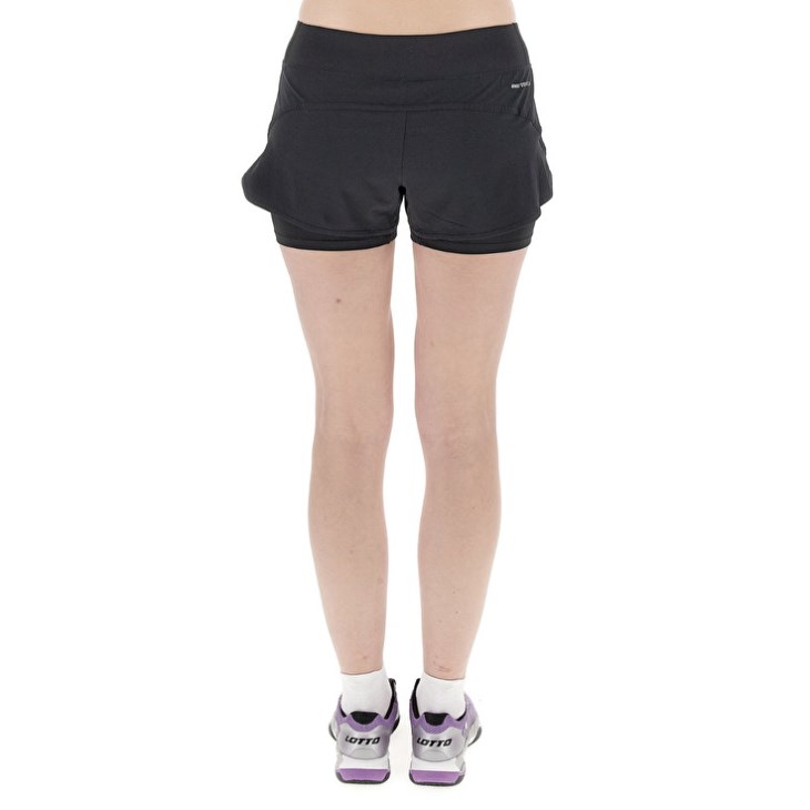 Short Lotto Tech W I D4 Mujer Negras | OR896389Z5