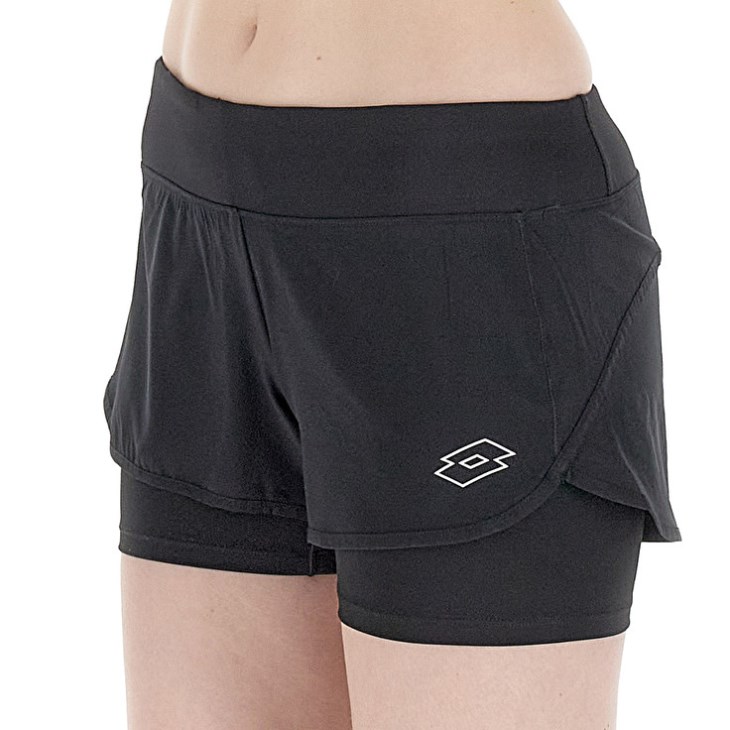 Short Lotto Tech W I D4 Mujer Negras | OR896389Z5