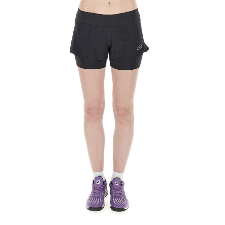 Short Lotto Tech W I D4 Mujer Negras | OR896389Z5